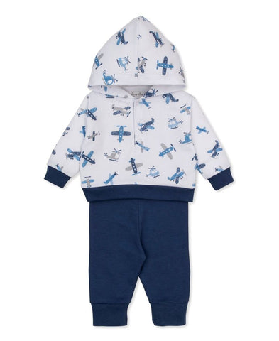 Pima Cotton Hoodie and Jogger Set - Awesome Aircrafts