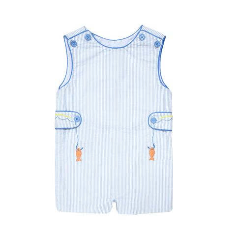 Cotton Blend Sleeveless Embroidered Jon Jon - Fishing Lure