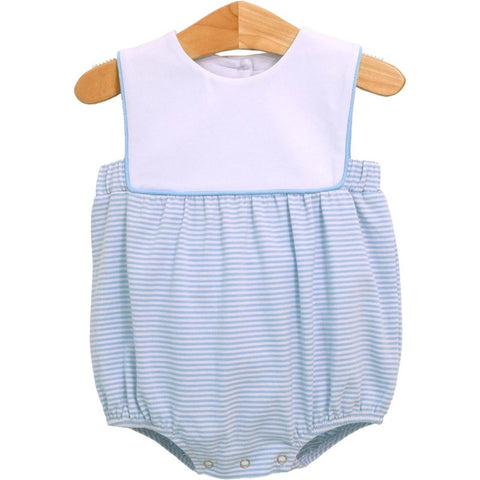 Cotton Sleeveless Bubble - Noah Stripe