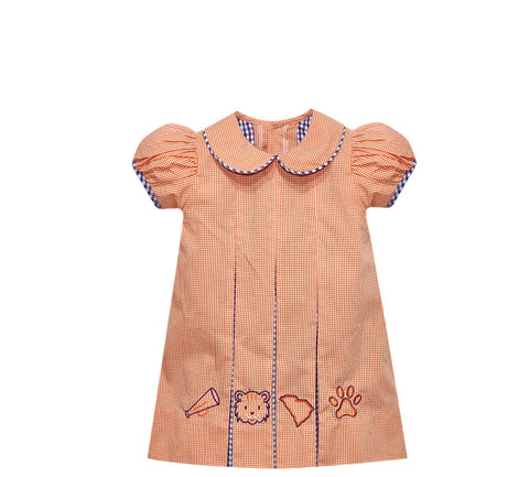 Bubble Sleeve Pleated Dress - Four Icon Tigers Dress