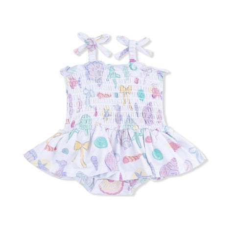 Bamboo Smocked Bubble with Skirt - Beach Days