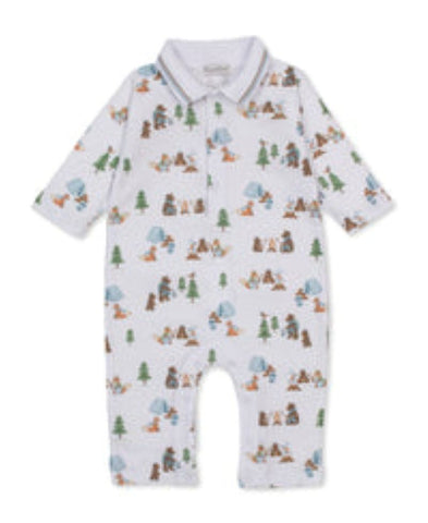 Pima Cotton Polo Playsuit - Campsite Friends