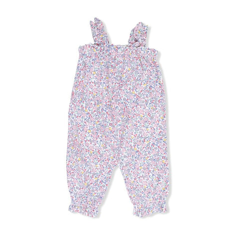 Bamboo Ruffly Strap Overalls - Elizabeth's Garden