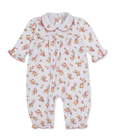 Pima Cotton Playsuit - Fall Floral Gardens