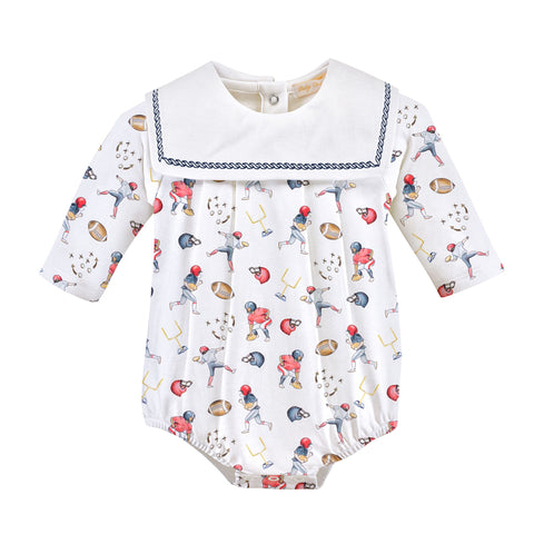 Pima Cotton Long Sleeve Bubble - Football