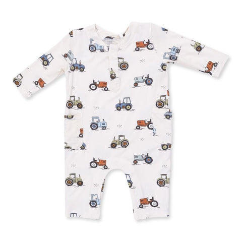 Bamboo Long Sleeve Romper - Future Farmer