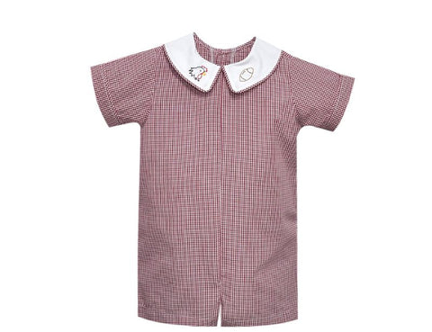 Two Icons Peter Pan Collar Romper -  Gamecocks