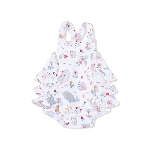 Bamboo Bubble with Ruffles - Garden Sea Creatures