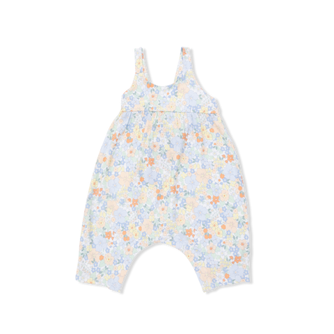 Bamboo Tied Back Romper - Georgia Floral