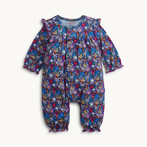 Modal Ruffle Sleeve Magnetic Romper - Astrid
