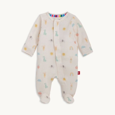Modal Magnetic Footie - Lullaby Sky Pink