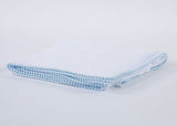 Muslin Swaddle Blanket with Pearl Pom Poms