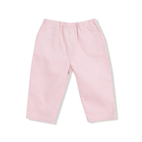 Organic Cotton Long Sleeve Shirt and Corduroy Pant Set - Stripe Puppy