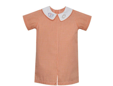 Two Icons Peter Pan Collar Romper -  Tigers