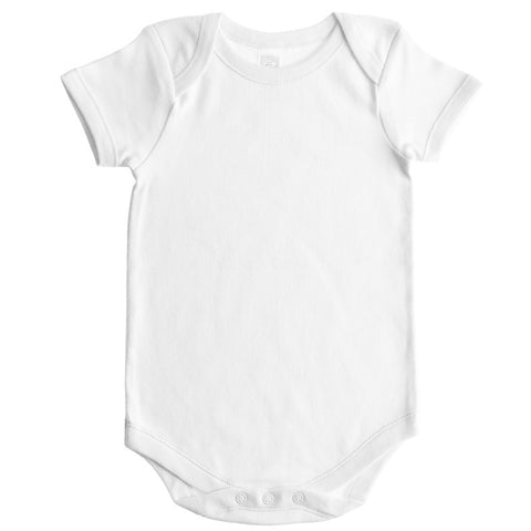 Basic White Short Sleeve Onesie