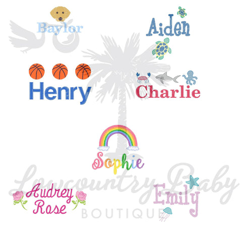 Mini Motifs Name Samples