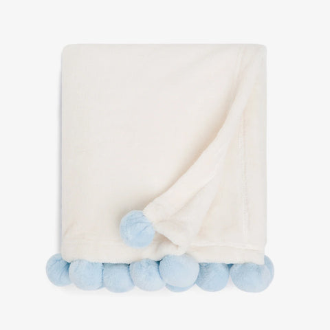 Pom-pom Trim Blanket