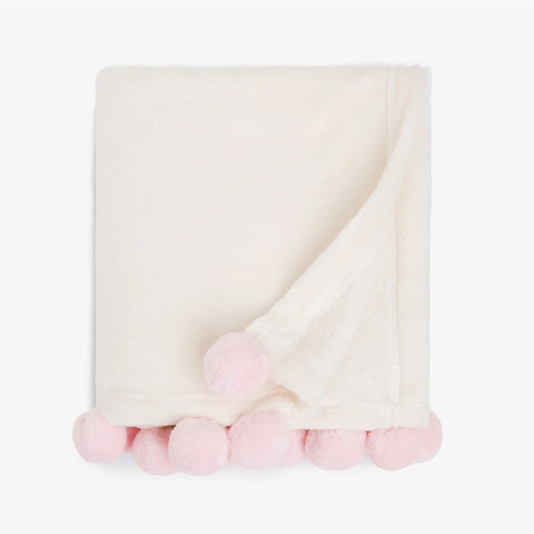 Pom-pom Trim Blanket